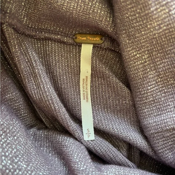 FREE PEOPLE Glam Turtleneck Top in Lavender Haze - Picture 9 of 10